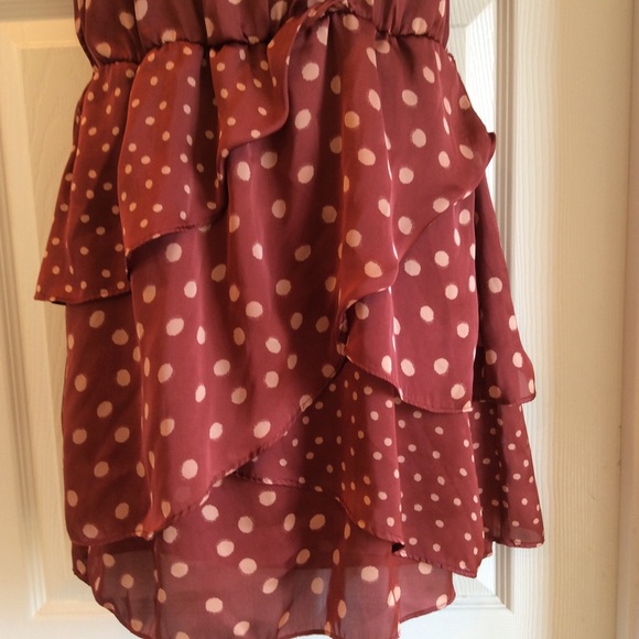 Lauren Conrad Rust Sleeveless Dress Size 10 - Picture 6 of 8